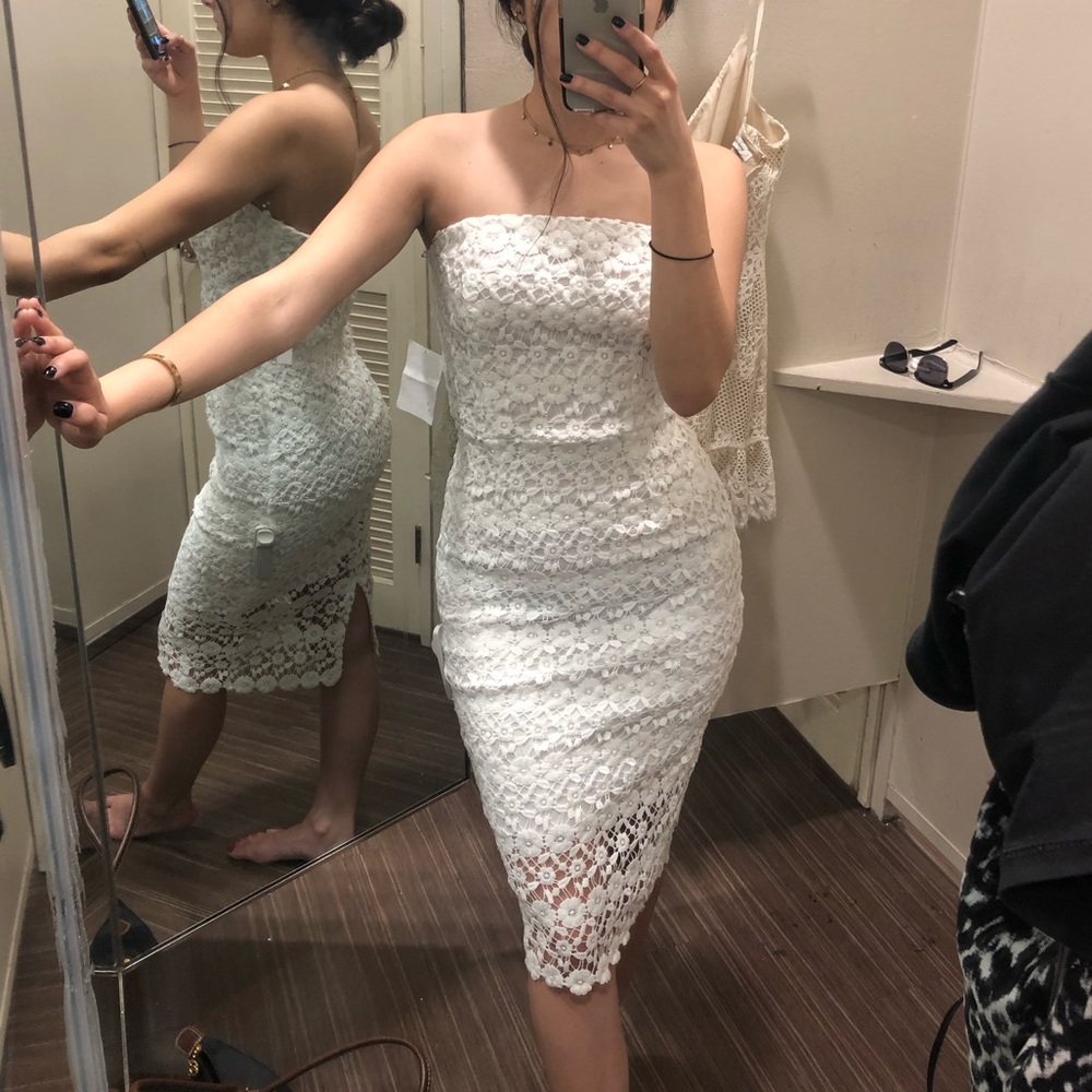 Bridal shower white dress